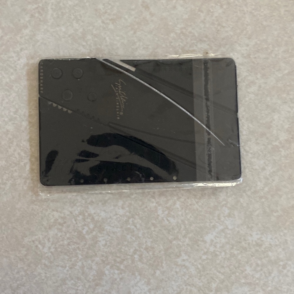 Ian Sinclair Credit card knife wallet knive